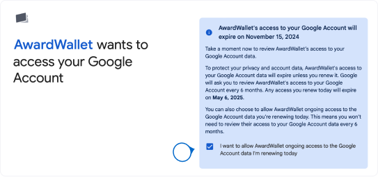 Screenshot of granting unlimited access